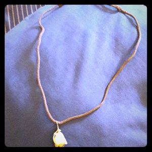 selling a beautiful necklace with a rock